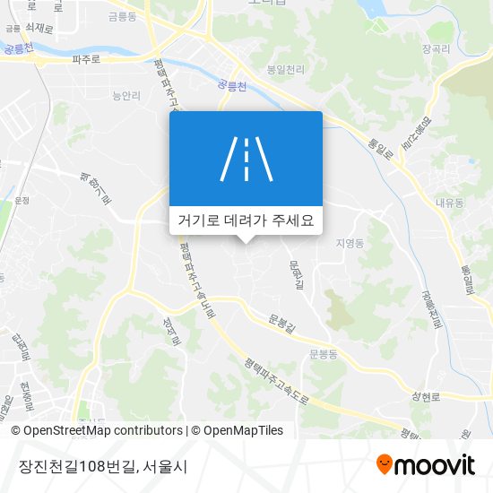 장진천길108번길 지도