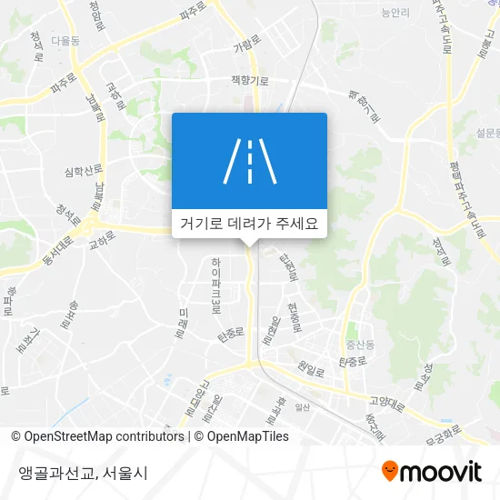 앵골과선교 지도