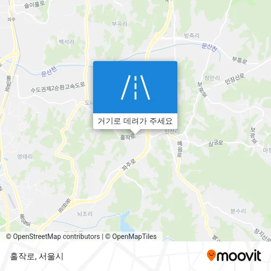 홀작로 지도