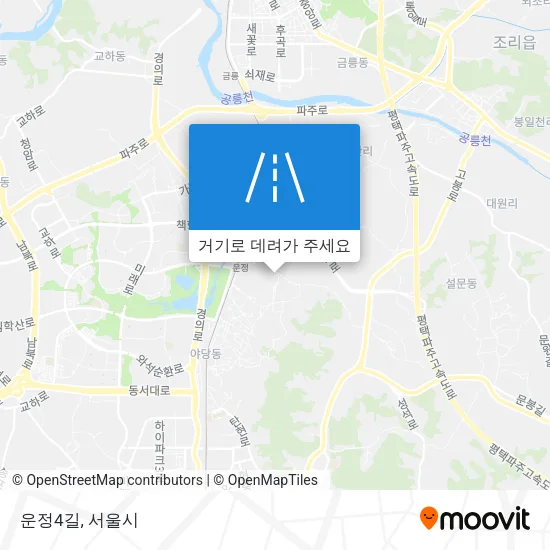 운정4길 지도