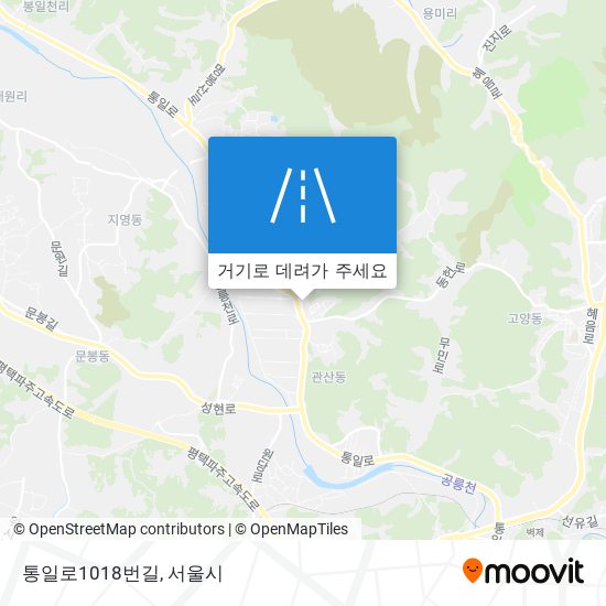 통일로1018번길 지도