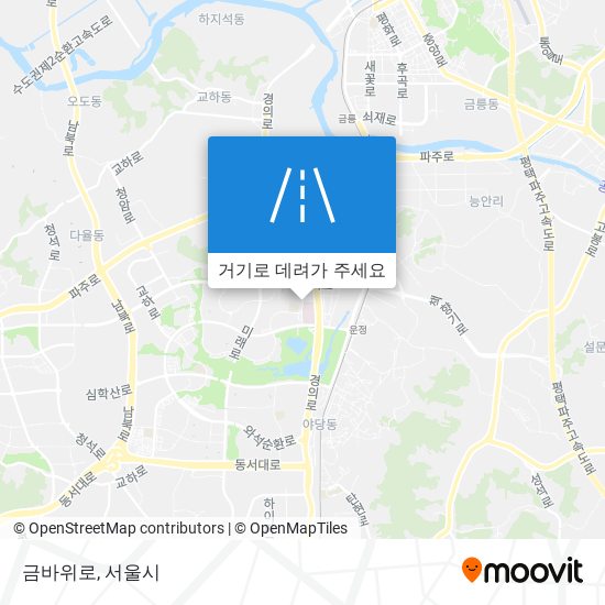 금바위로 지도