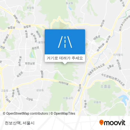 천보산맥 지도
