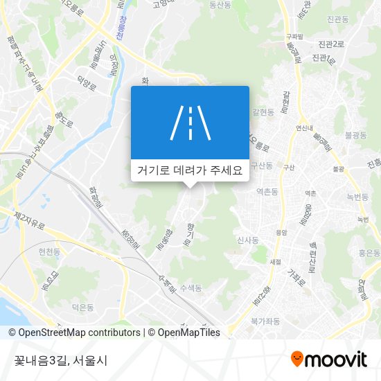 꽃내음3길 지도