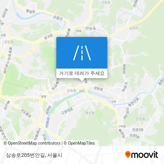 삼송로205번안길 지도