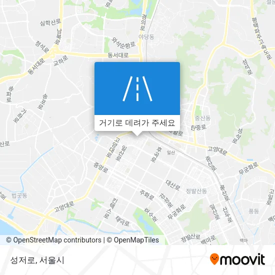 성저로 지도