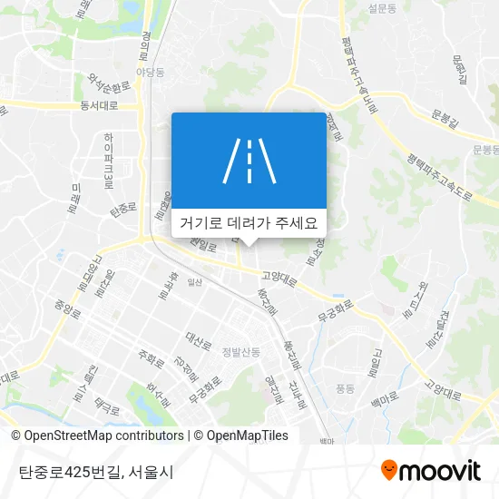 탄중로425번길 지도