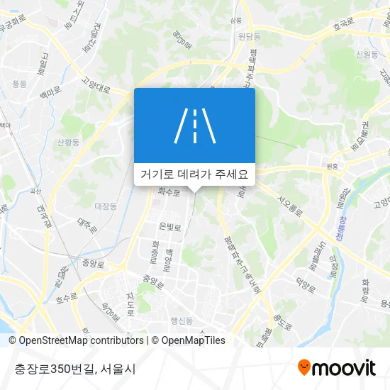 충장로350번길 지도