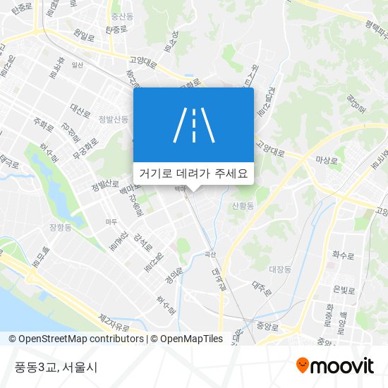 풍동3교 지도