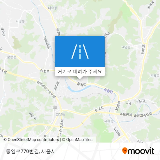 통일로770번길 지도
