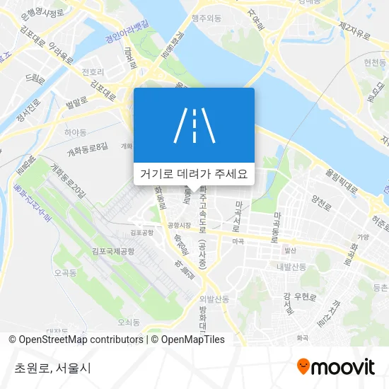 초원로 지도