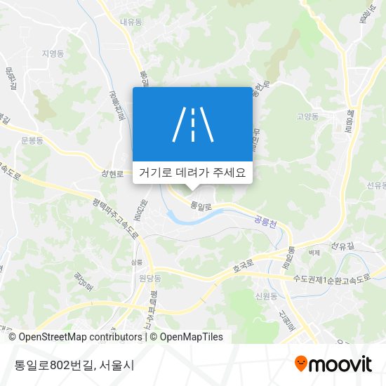 통일로802번길 지도
