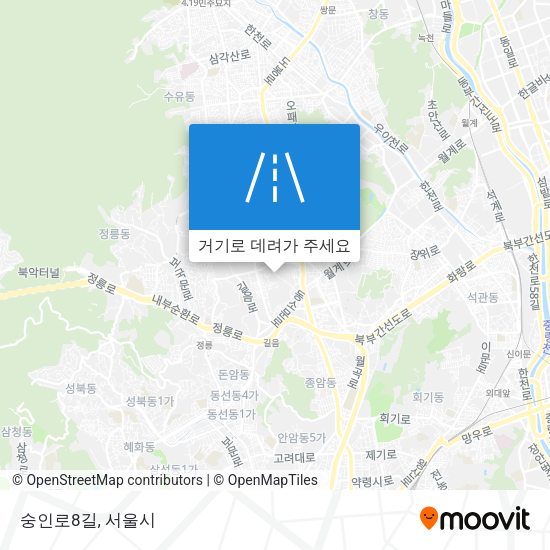 숭인로8길 지도