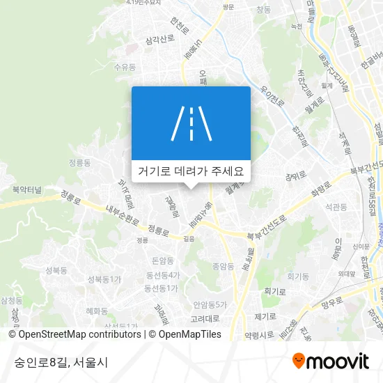 숭인로8길 지도