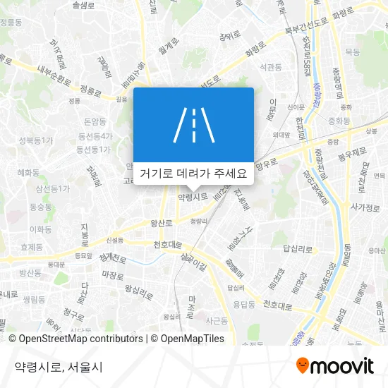 약령시로 지도