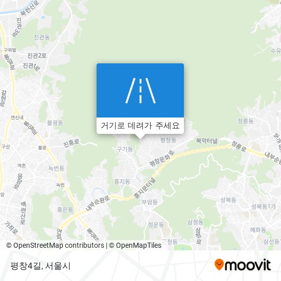 평창4길 지도