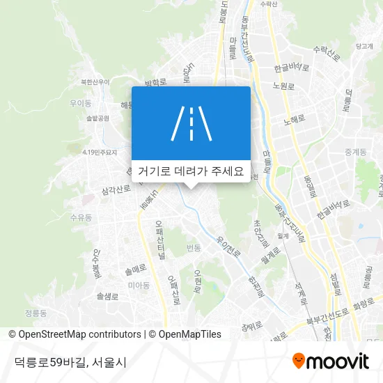 덕릉로59바길 지도