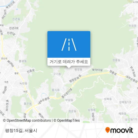 평창15길 지도
