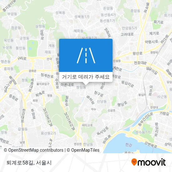 퇴계로58길 지도