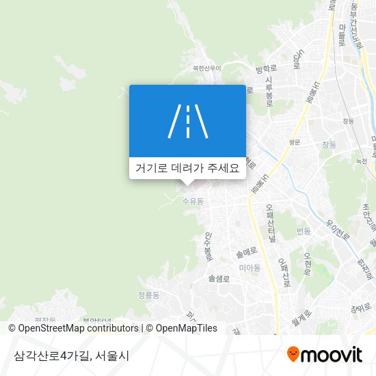 삼각산로4가길 지도