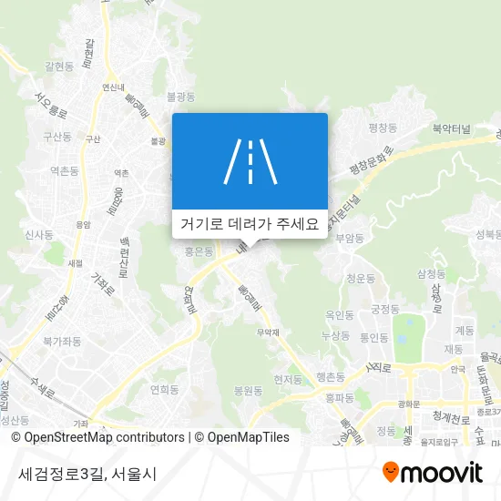 세검정로3길 지도