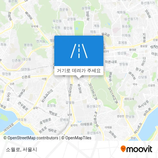 소월로 지도