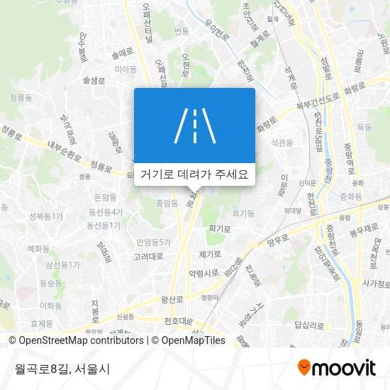 월곡로8길 지도