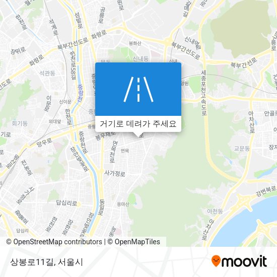 상봉로11길 지도