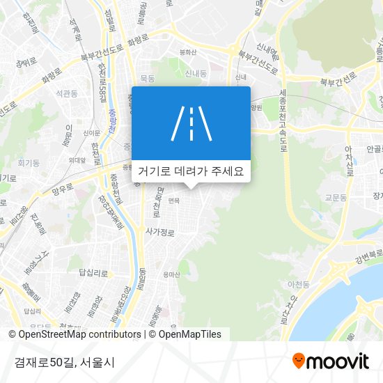 겸재로50길 지도