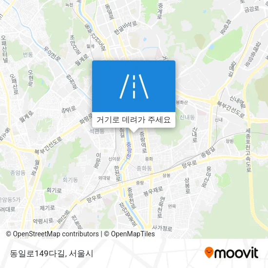 동일로149다길 지도
