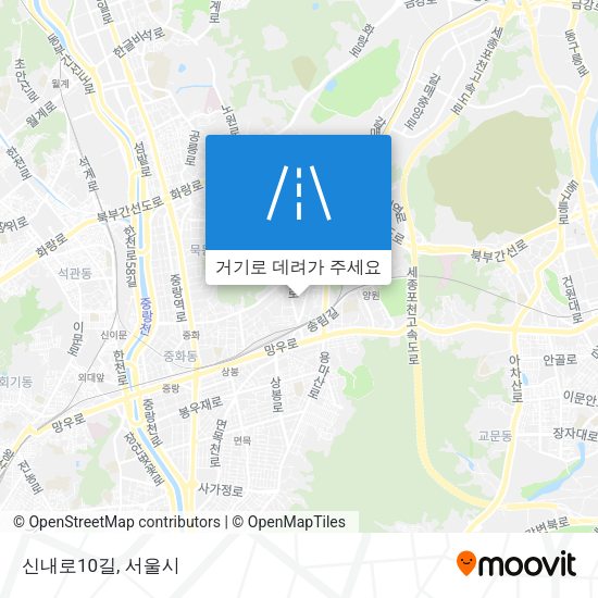 신내로10길 지도