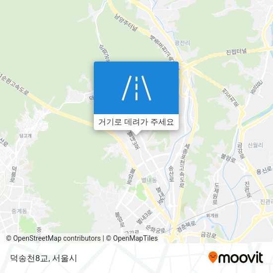 덕송천8교 지도