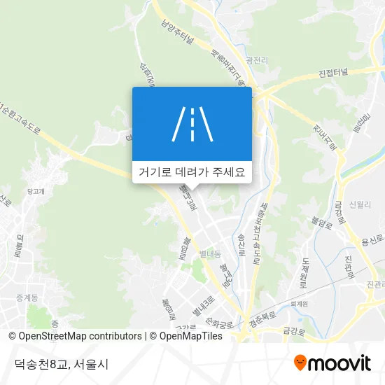 덕송천8교 지도