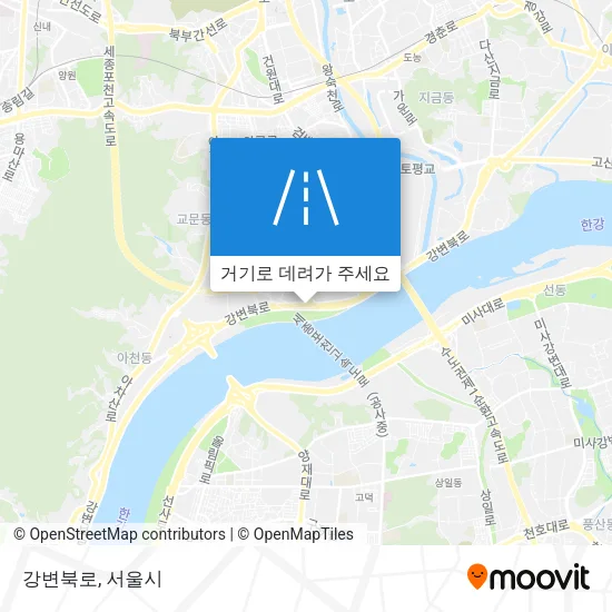 강변북로 지도