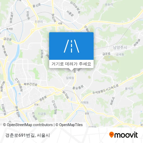 경춘로691번길 지도