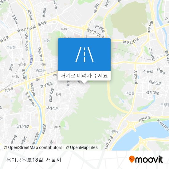 용마공원로18길 지도
