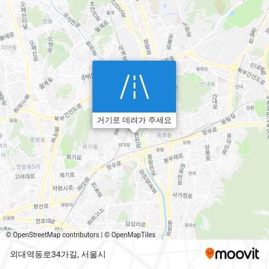 외대역동로34가길 지도