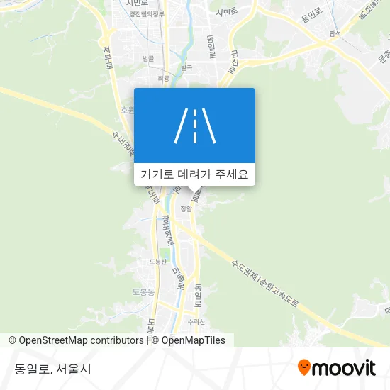 동일로 지도