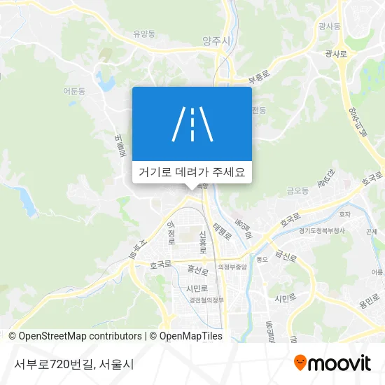 서부로720번길 지도