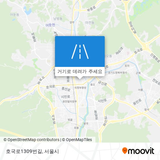 호국로1309번길 지도