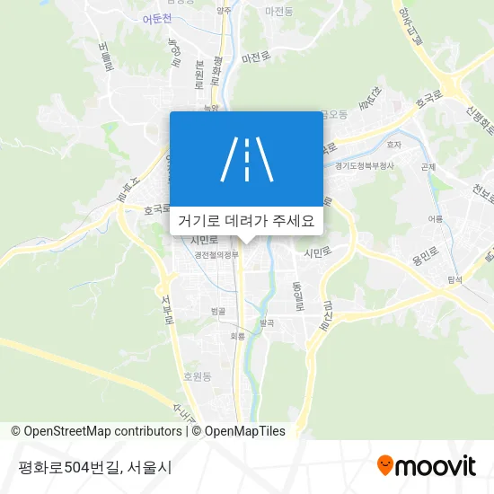 평화로504번길 지도