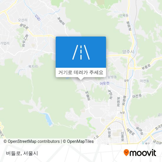 버들로 지도