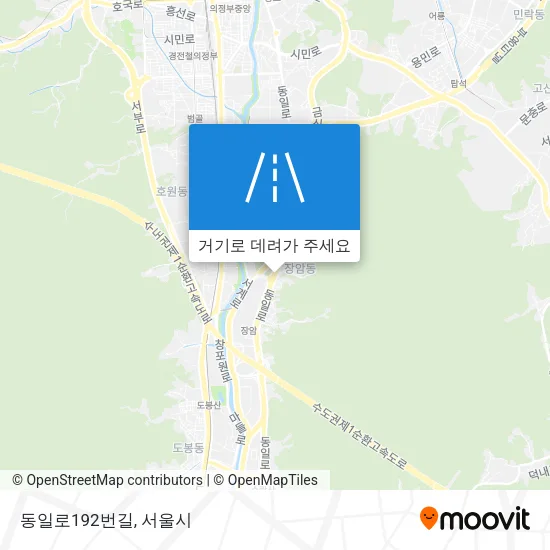 동일로192번길 지도
