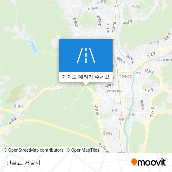 안골교 지도