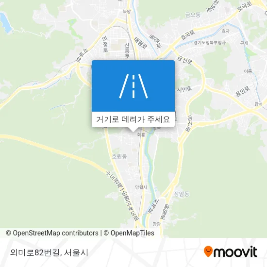 외미로82번길 지도