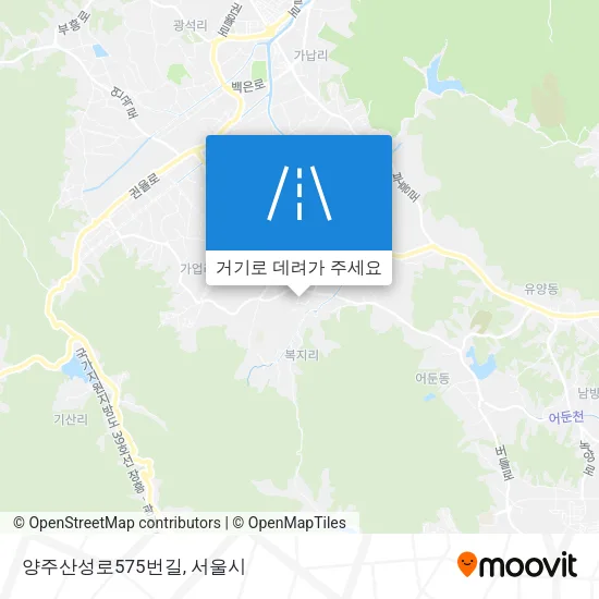 양주산성로575번길 지도