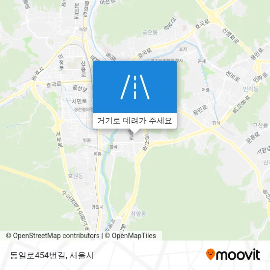 동일로454번길 지도