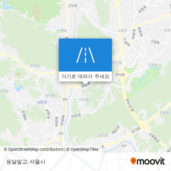 응달말교 지도