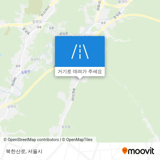 북한산로 지도