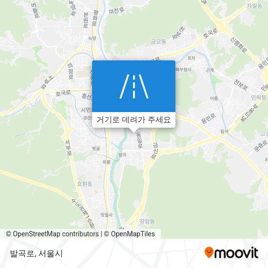 발곡로 지도